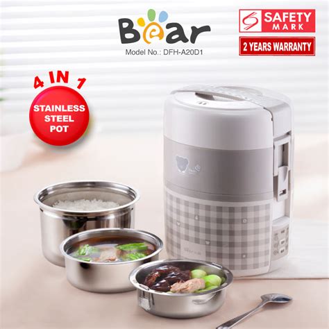 Bear Digital Lunch box 4 in 1 Heating 2.0L Electric 